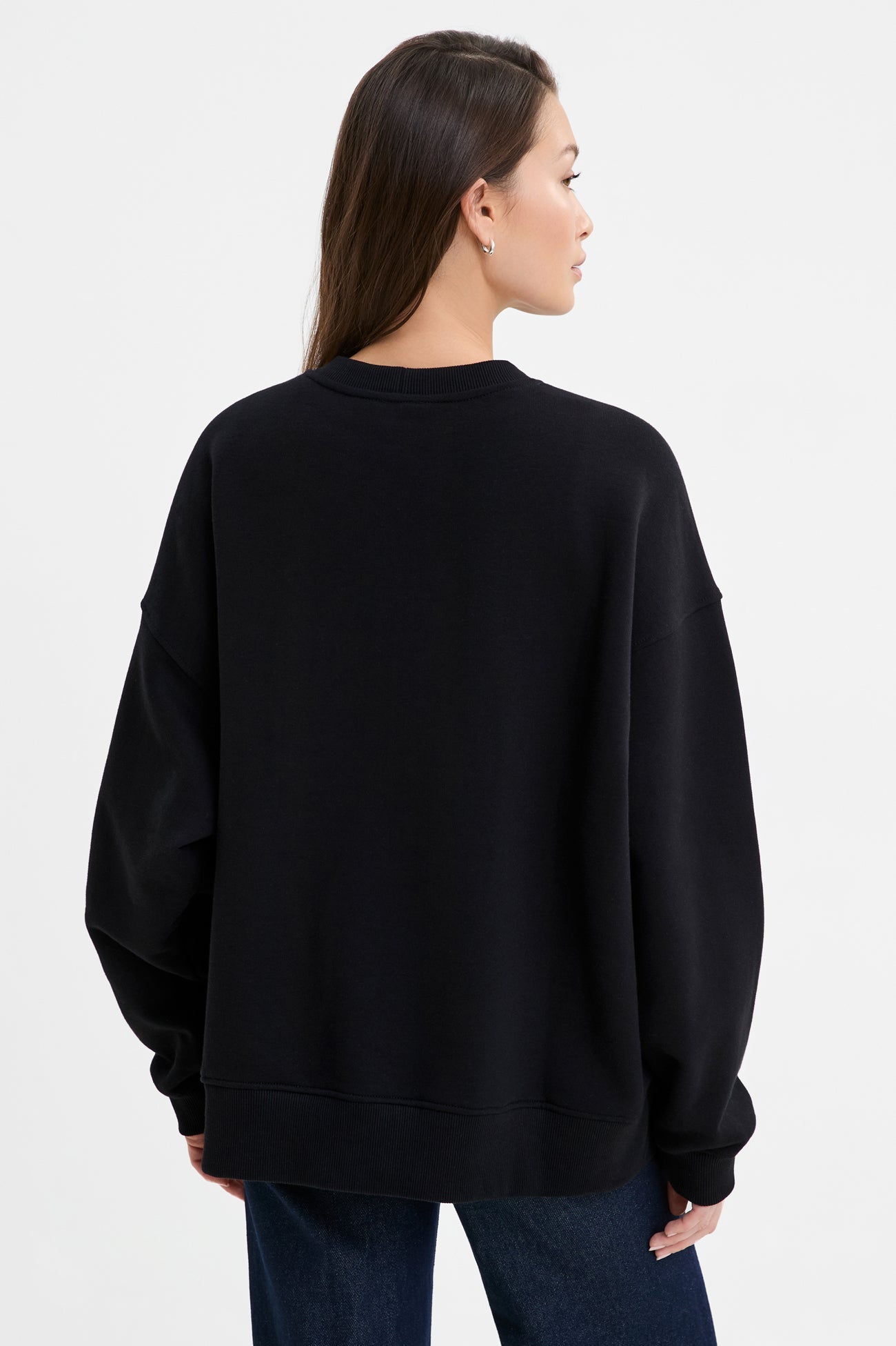 Cala NYC Sweatshirt | White on Black