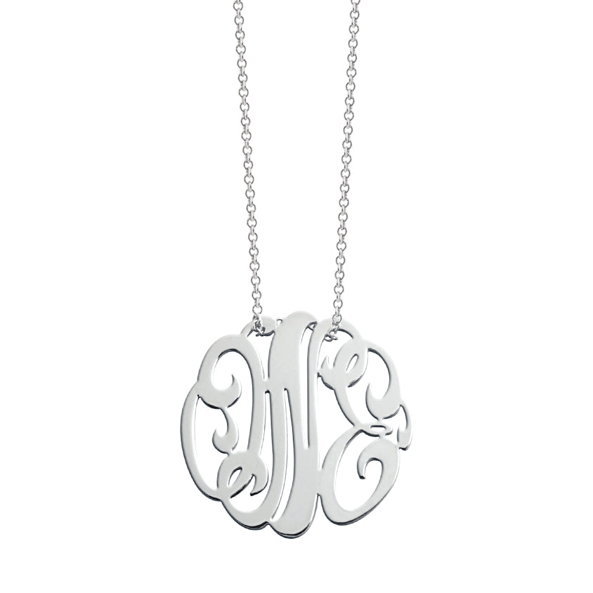 Baby Lace Monogram "One" | 18K White Gold