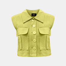 OW Collection Mira Boxy Vest | Moss