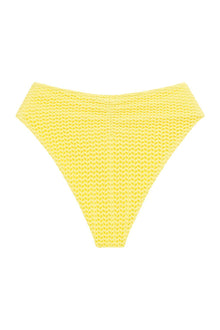 Paula Bikini Bottom | Yellow Crochet