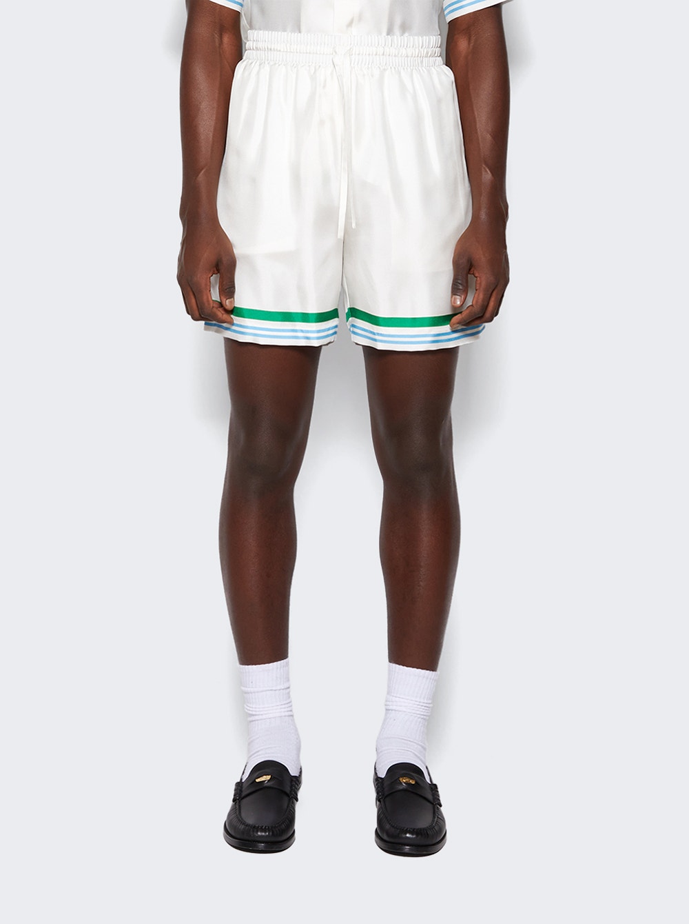 Men | CASABLANCA | Drawstring Shorts | White