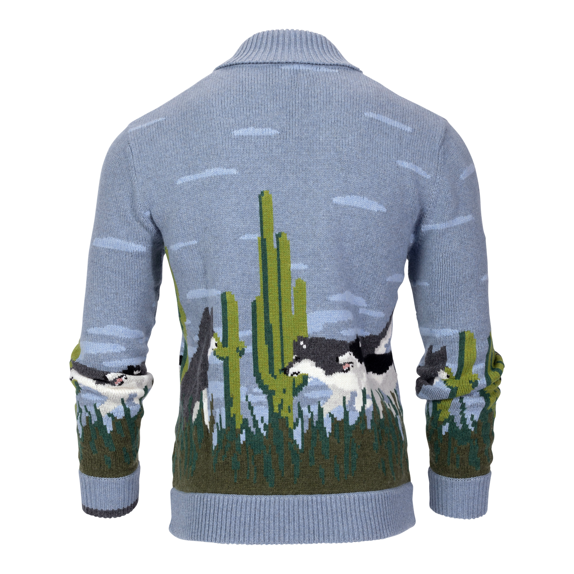 Men | Pack Cardigan | Wolf Blue