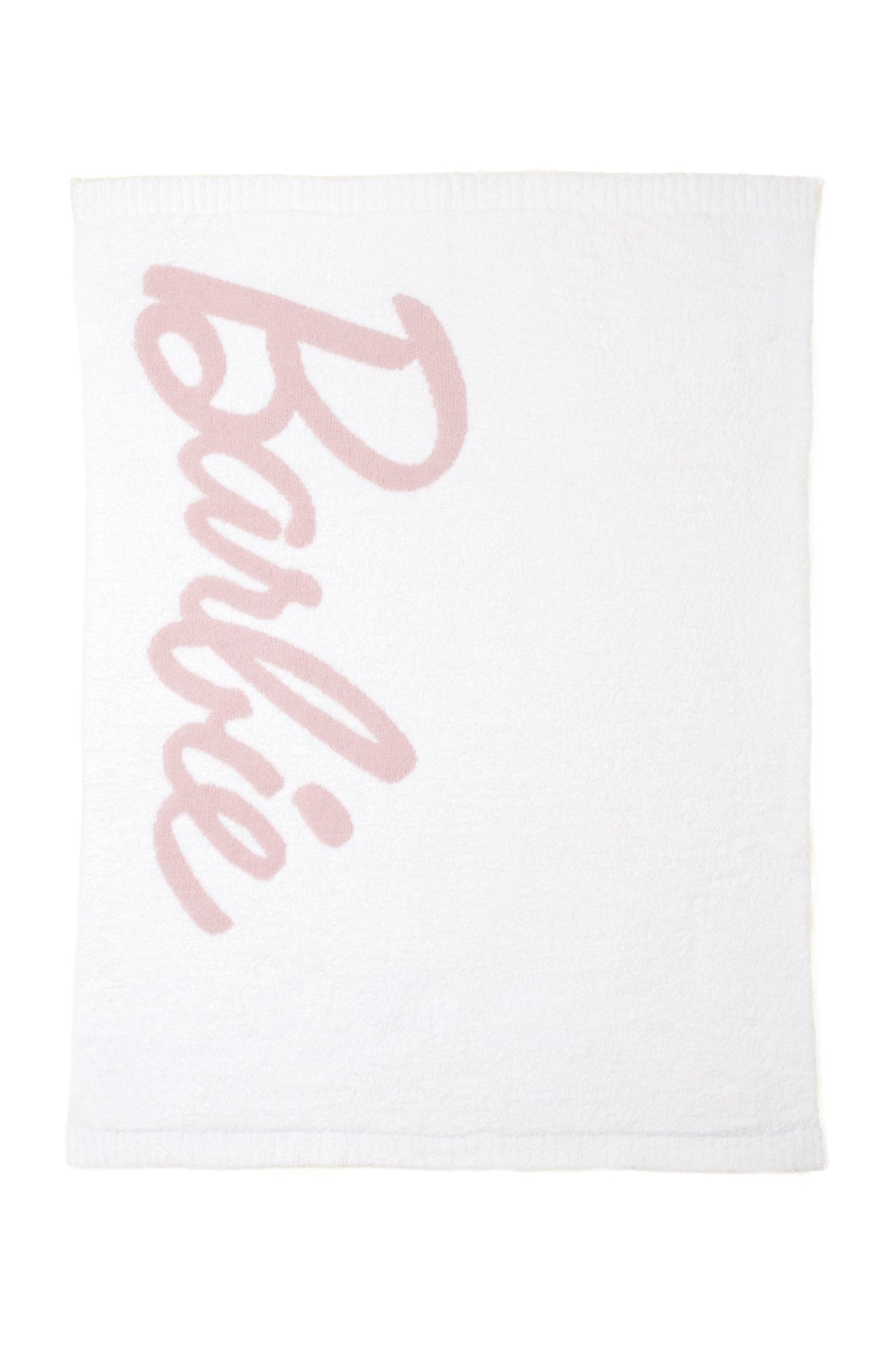 Cozychic Barbie Blanket | Sea Salt/Dusty Rose