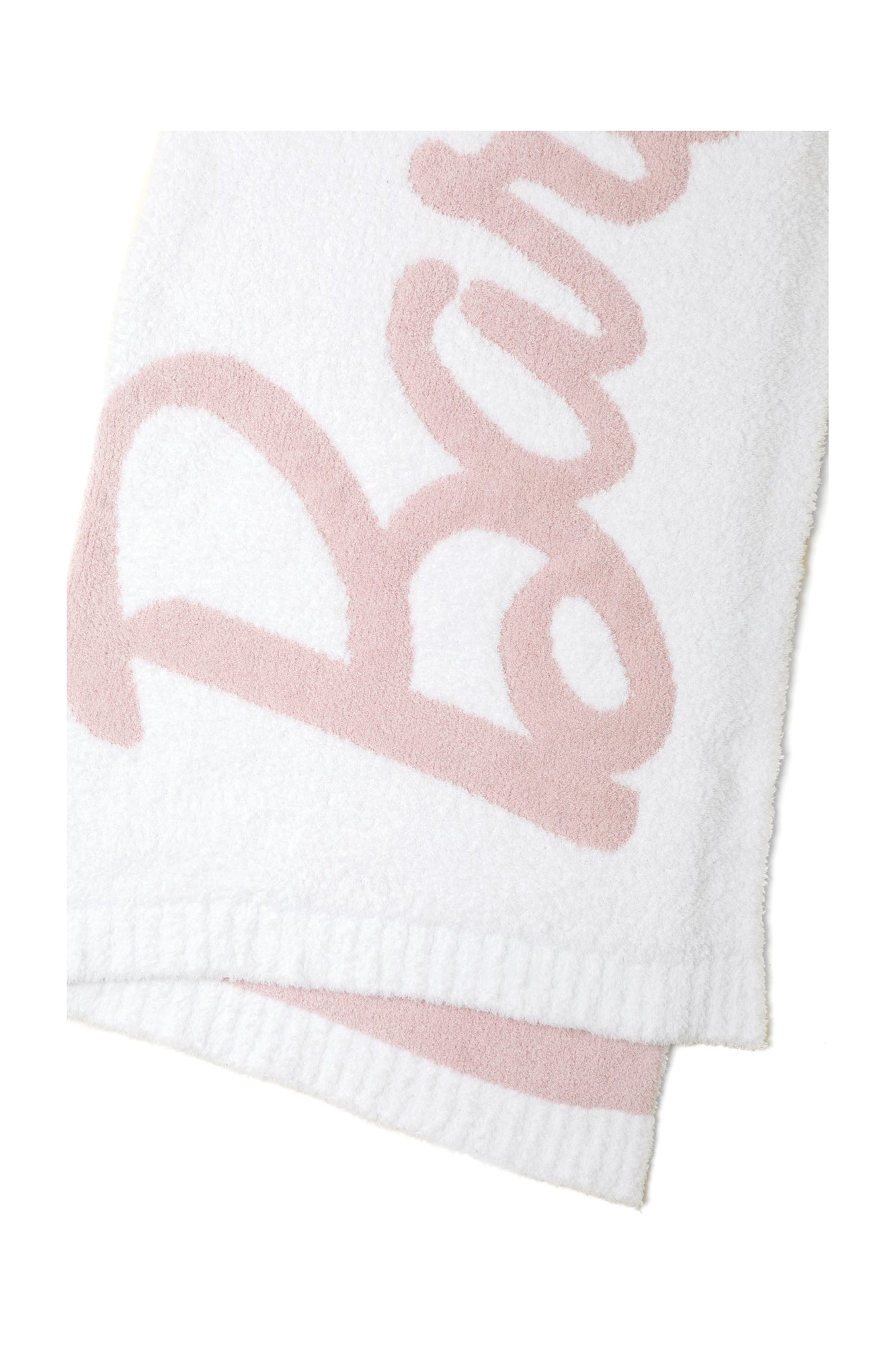 Cozychic Barbie Blanket | Sea Salt/Dusty Rose