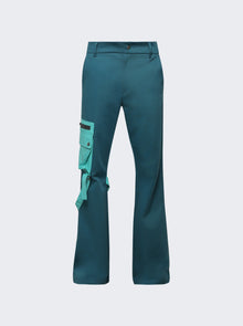 Members of The Rage | Flare Jeans Petrol | Green