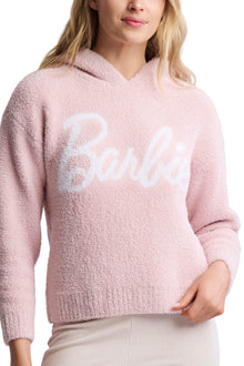 Womens | CozyChic Barbie Hoodie | Dusty Rose/White