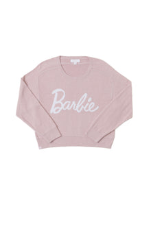 Youth | CozyChic Ultra Lite Barbie Pullover | Dusty Rose/White