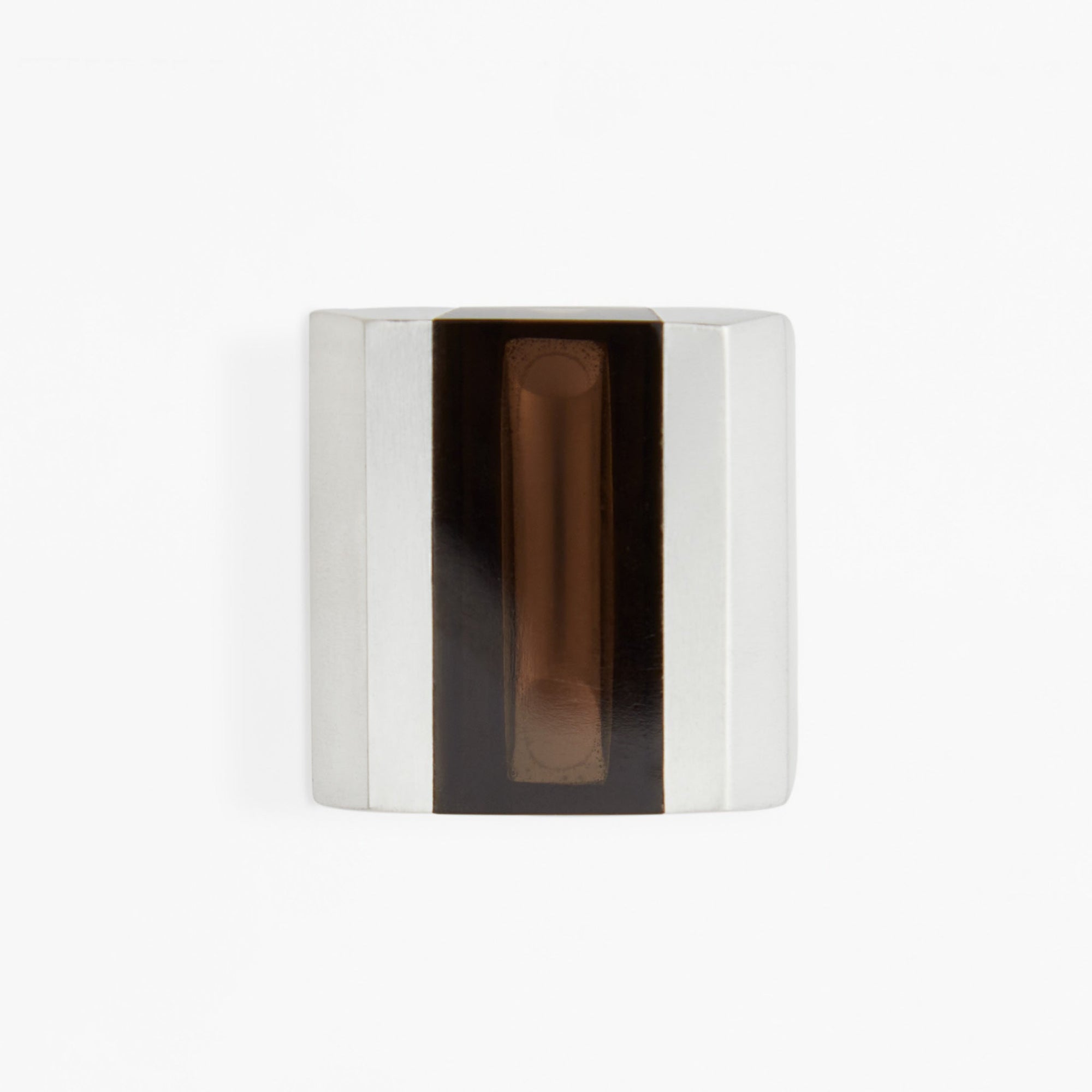 Deckard Ring | Silver | Smokey Quartz