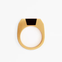 Syd Ring | 18K Gold Plated | Onyx