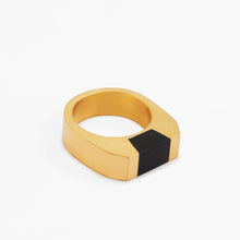 Syd Ring | 18K Gold Plated | Onyx