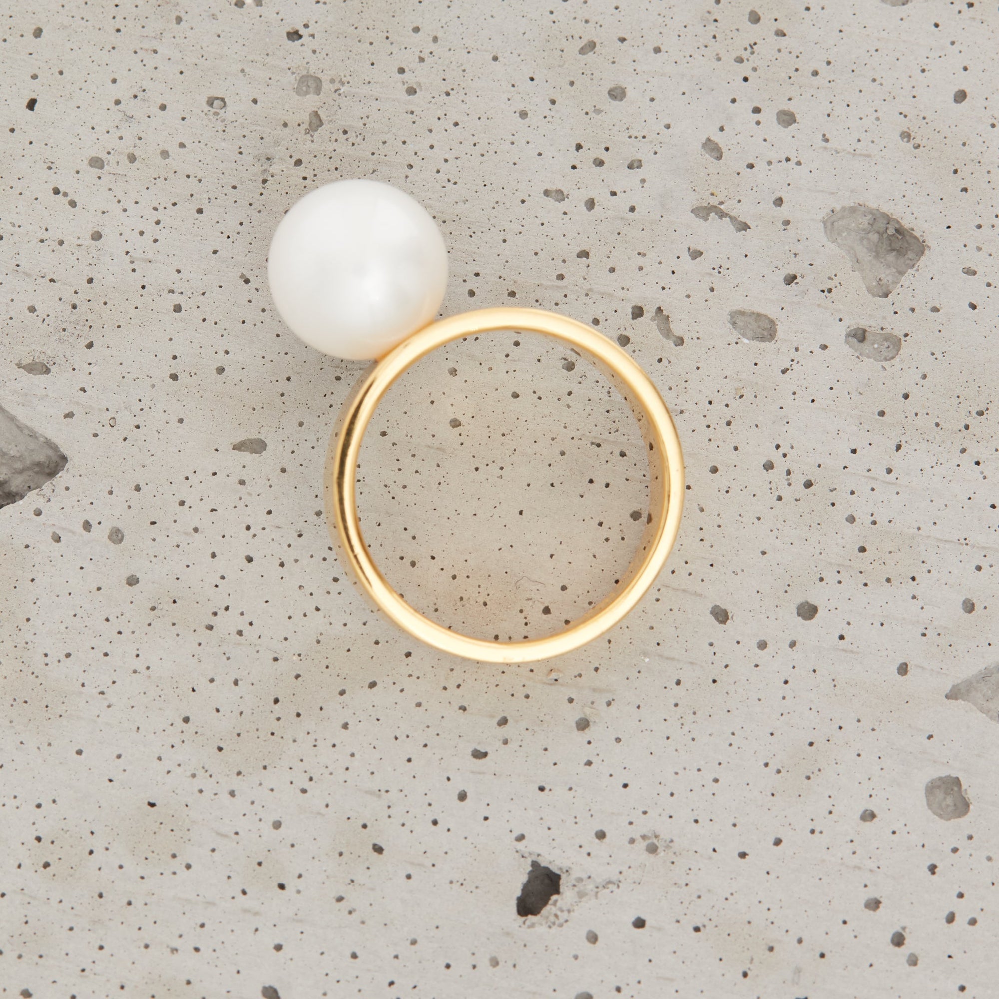 Elle Ring | 18K Gold Vermeil | Freshwater Pearls