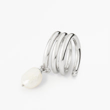 Cam Ring - High Polish | Silver | Freshwater Pearls