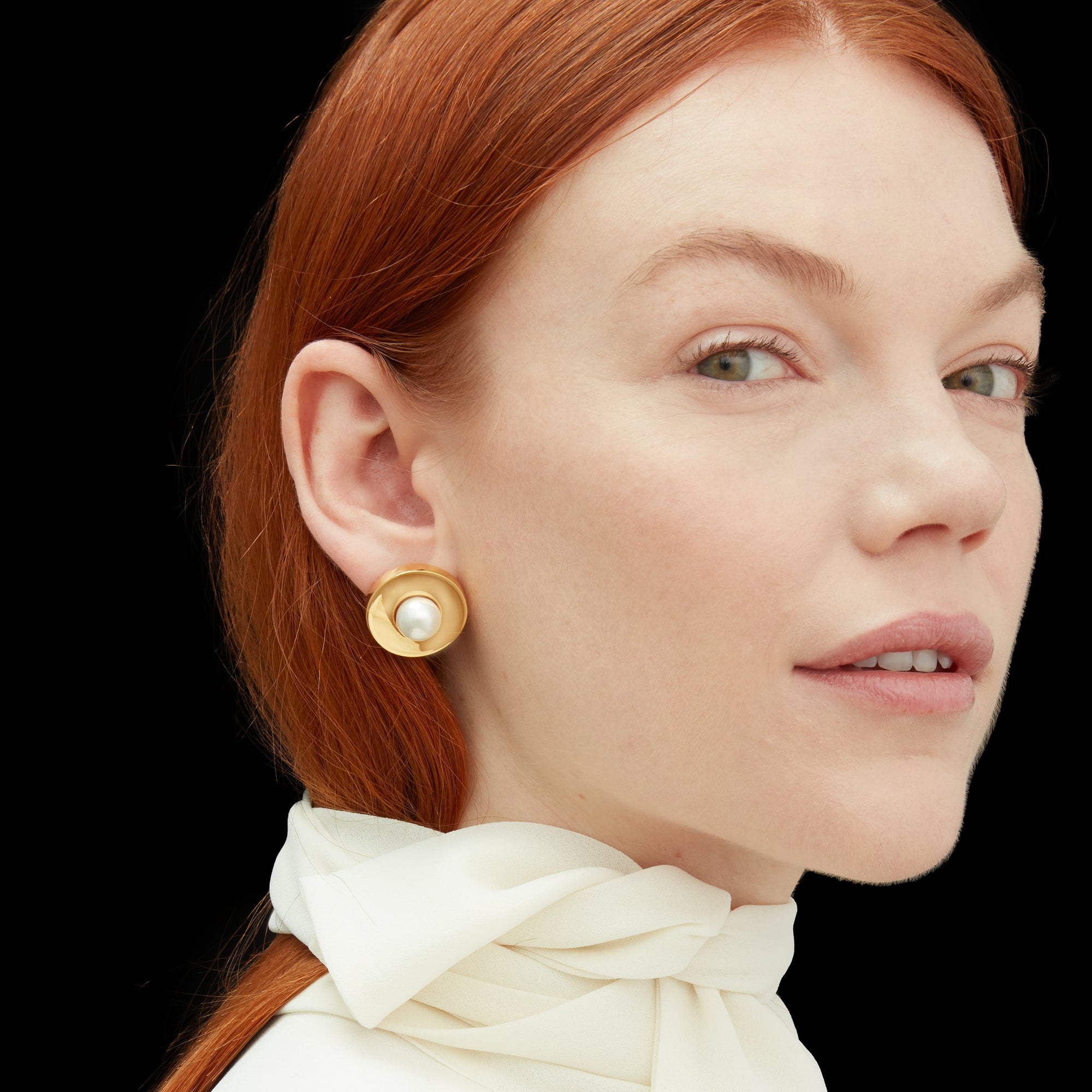 Constantine Earrings | 18K Gold Vermeil | Freshwater Pearls