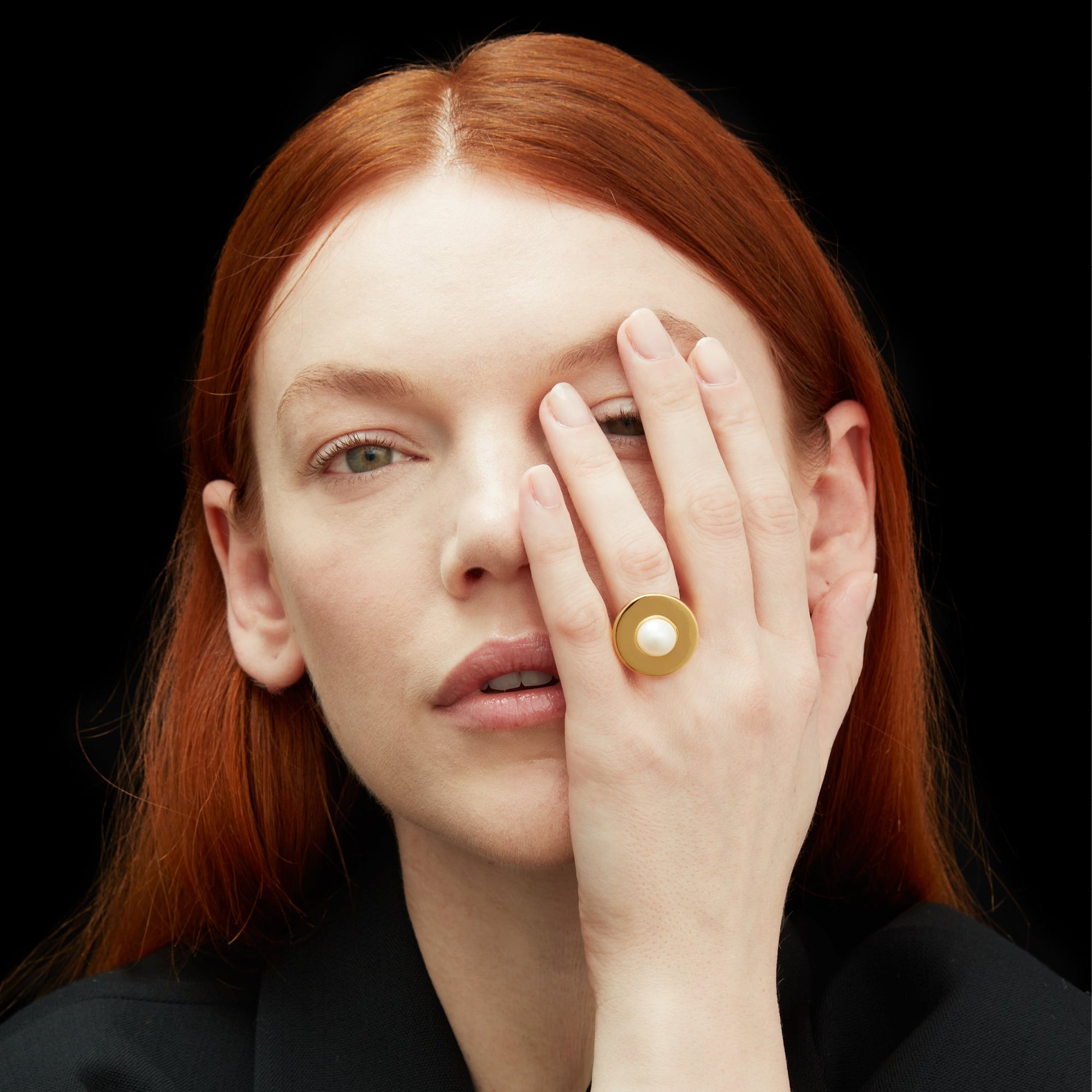 Crown Ring | 18K Gold Vermeil | Freshwater Pearls