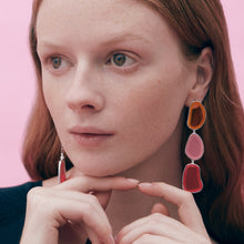 Fagiolo Earrings | Silver | Multicolor