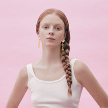 Nuren Earrings | 18K Gold Plated | Mother of Pearl