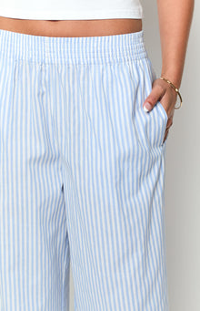 Mahalia Pants | Light Blue Stripe