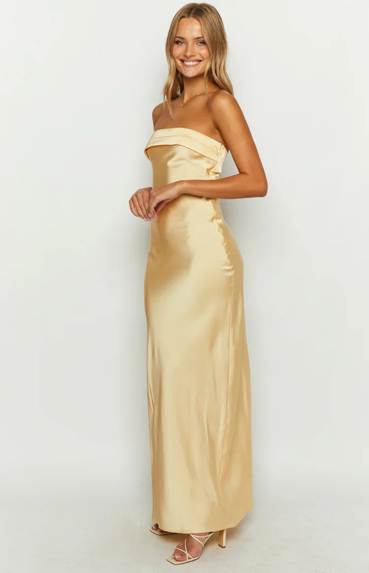 Maiah Maxi Dress | Yellow
