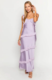 Marmalade Ruffle Maxi Dress | Purple
