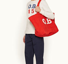 Mason Towelling Beach Bag & Removable Wet Bag | Summer Red