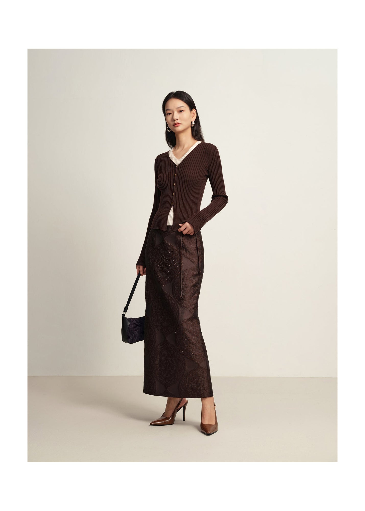 Maxi Skirt | Brown