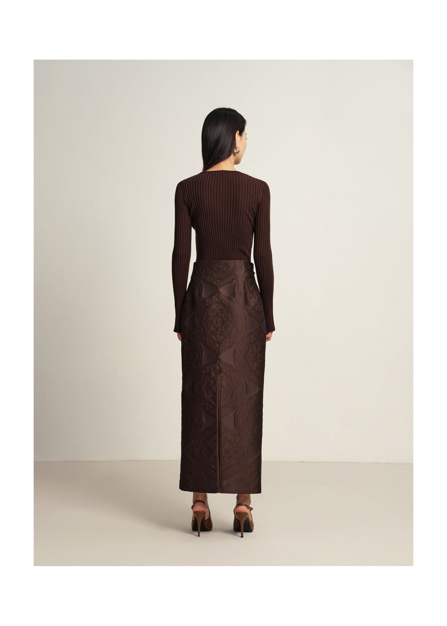 Maxi Skirt | Brown