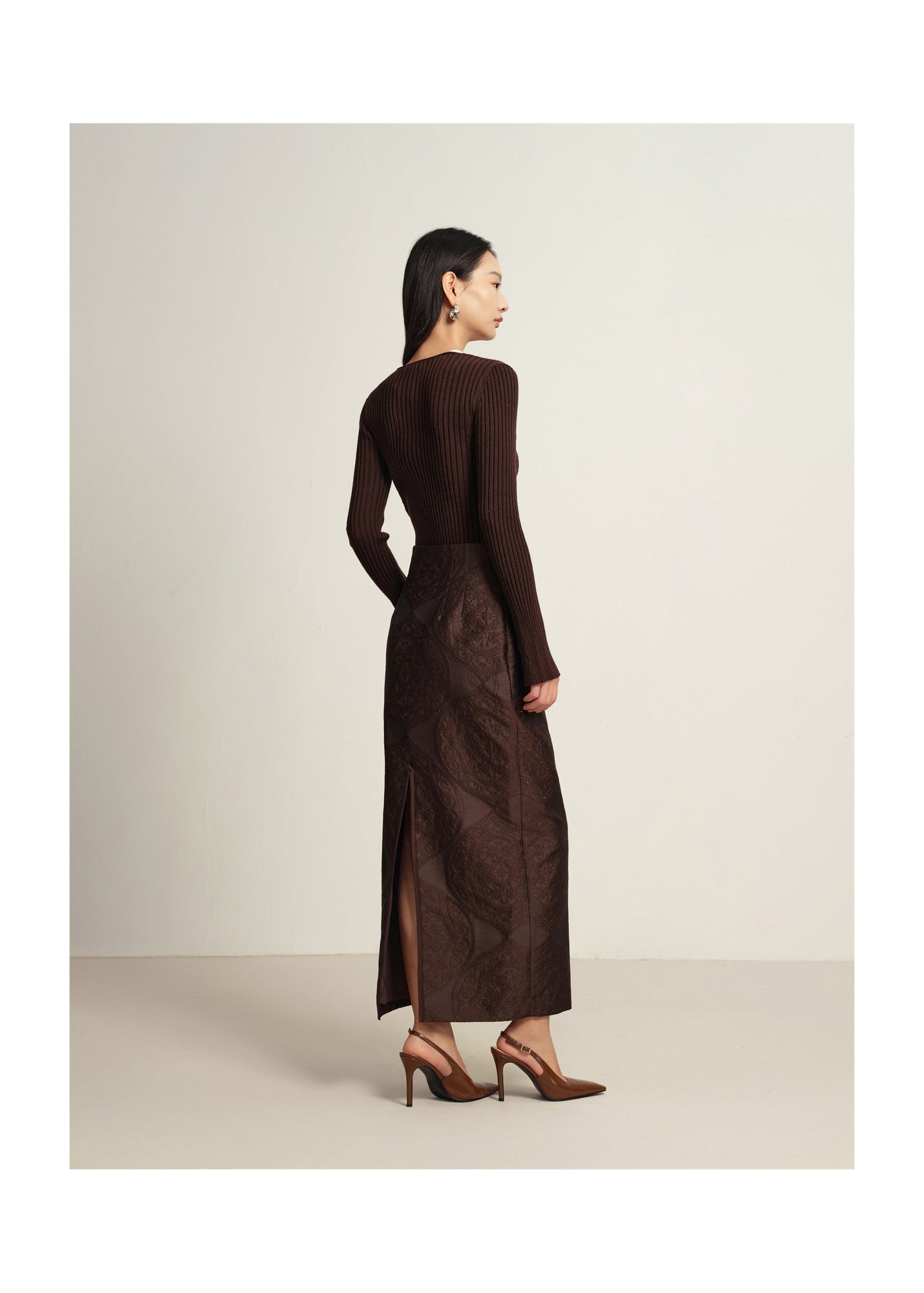 Maxi Skirt | Brown