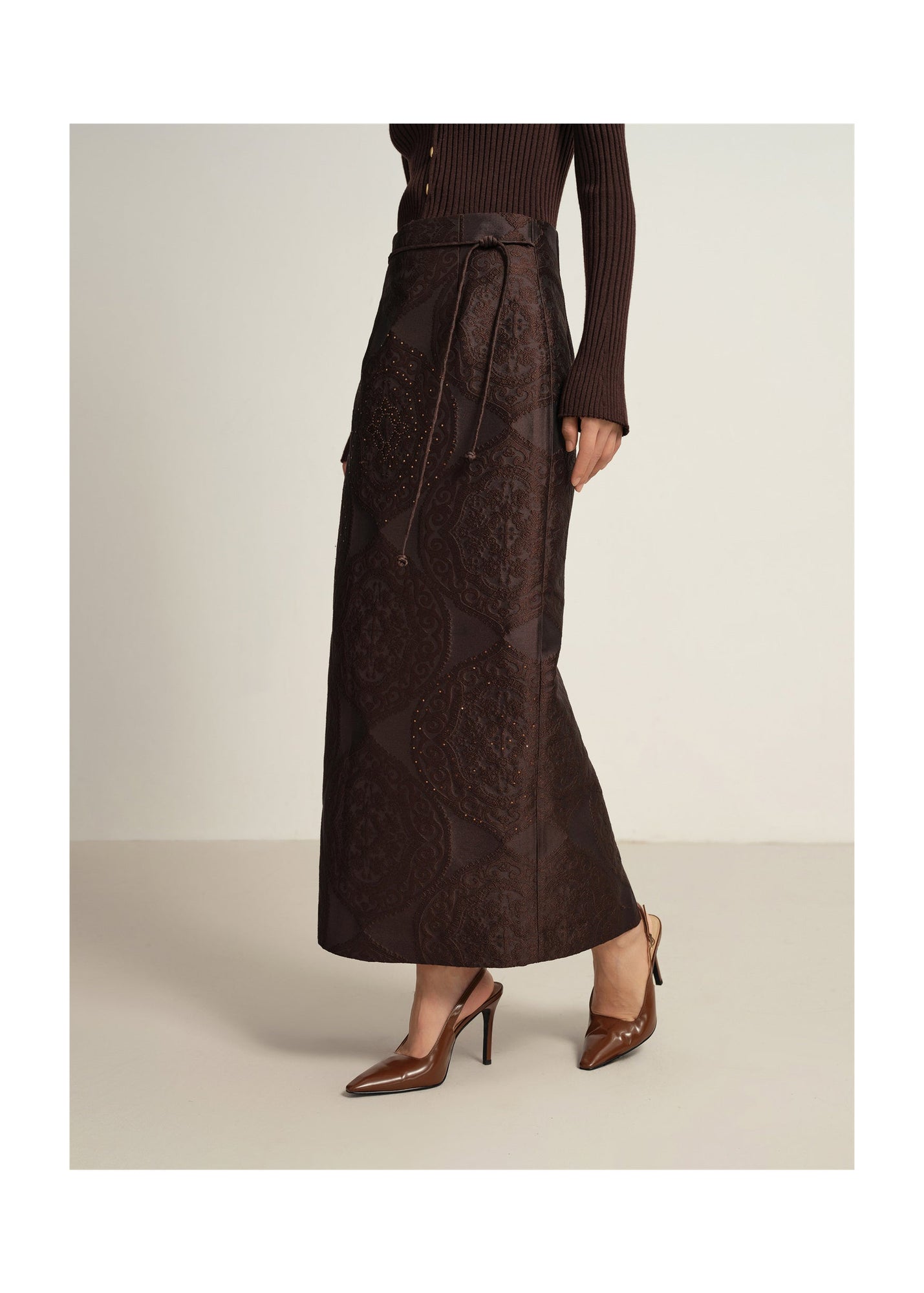 Maxi Skirt | Brown