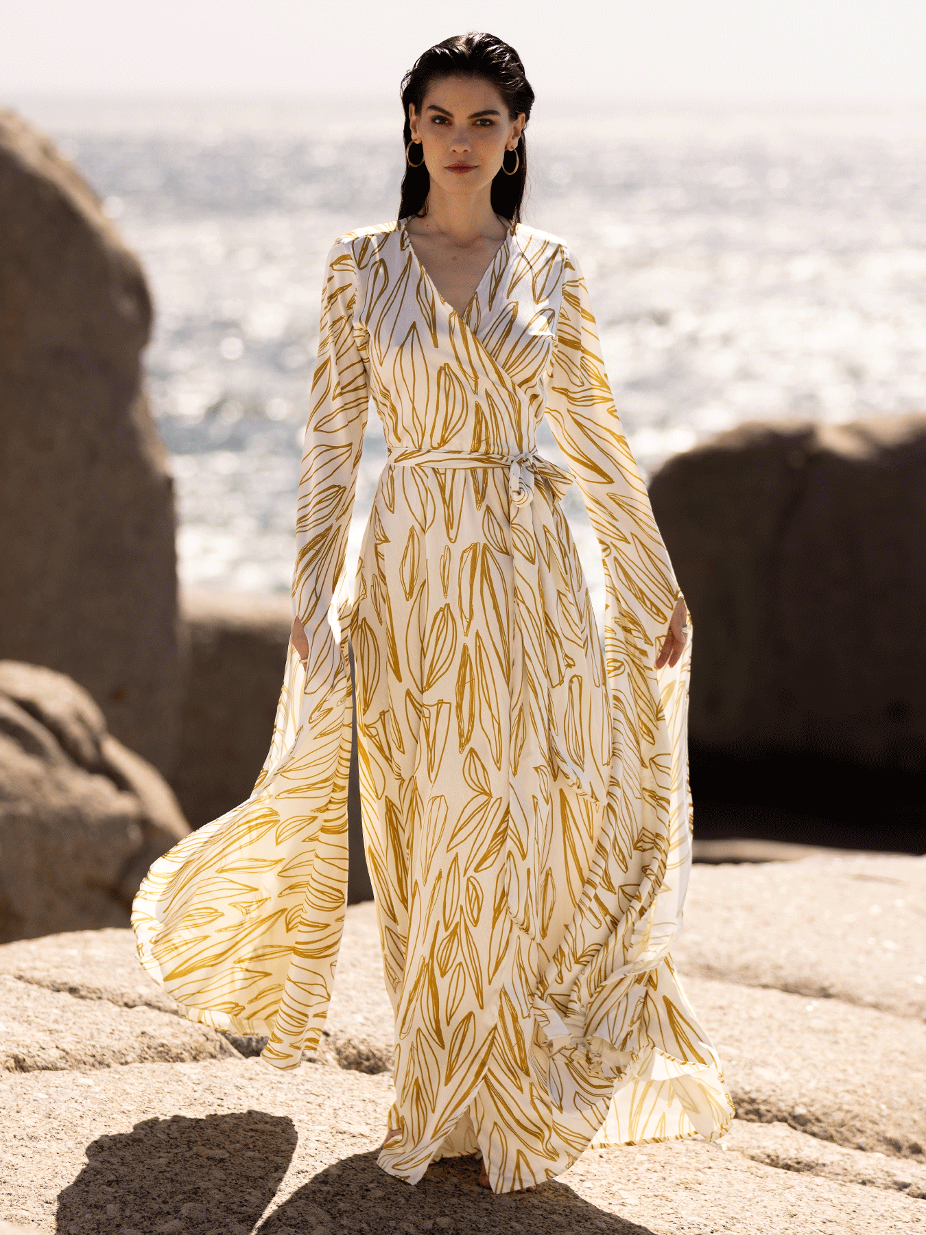 Maya Dress | Fiore Gold