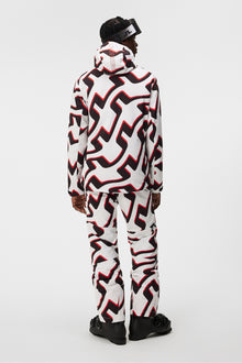 Men | Ace Jacket Printed | Bridge Wave Xl White