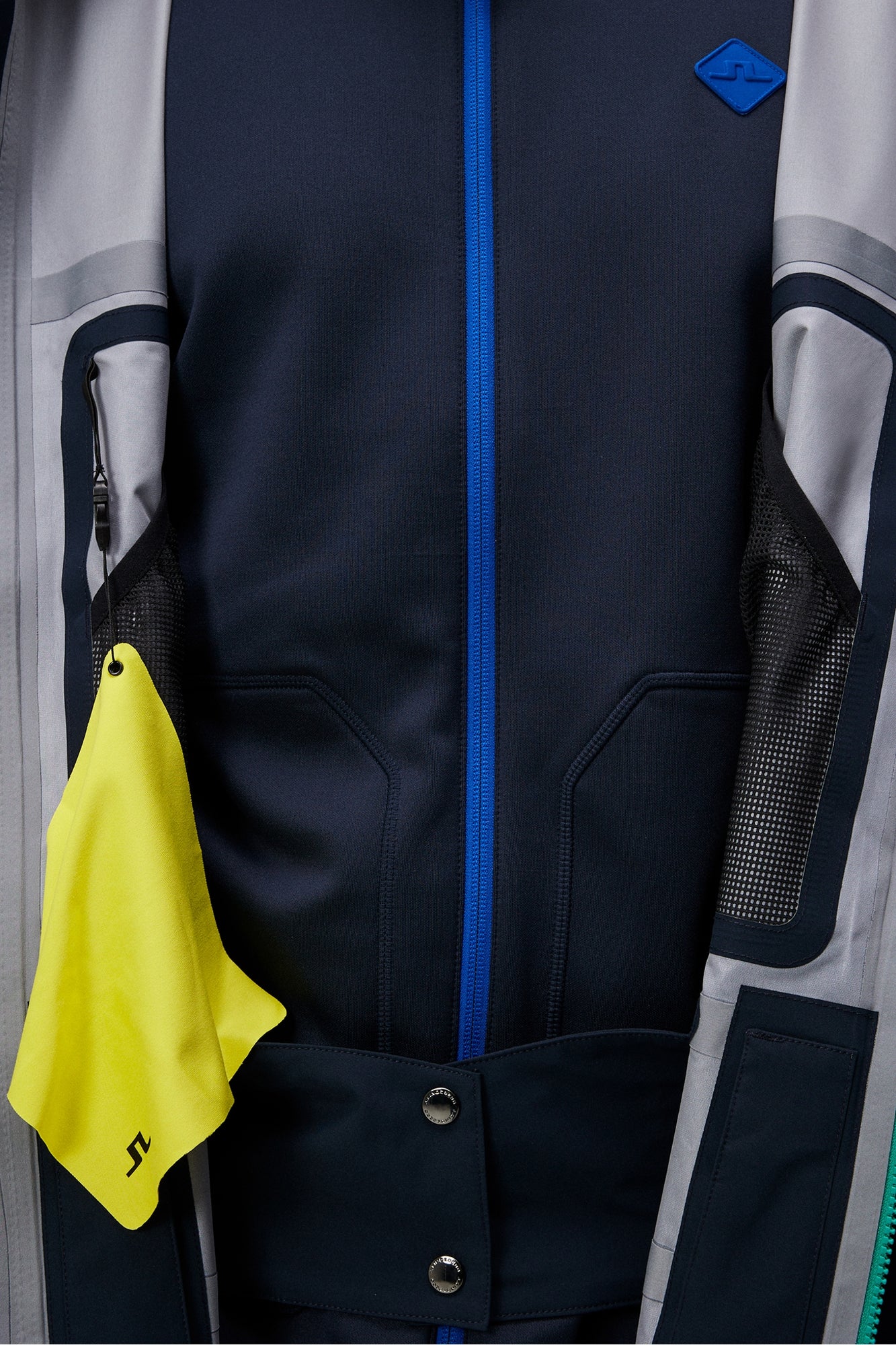 Men | Aerial Blocked Shell Jacket | JL Navy