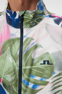 Men | Ash Light Packable Vest Print | Calypso Oil Green