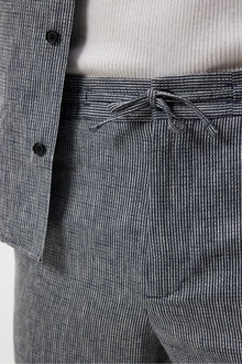 Men | Baron Linen Structure Pants | JL Navy