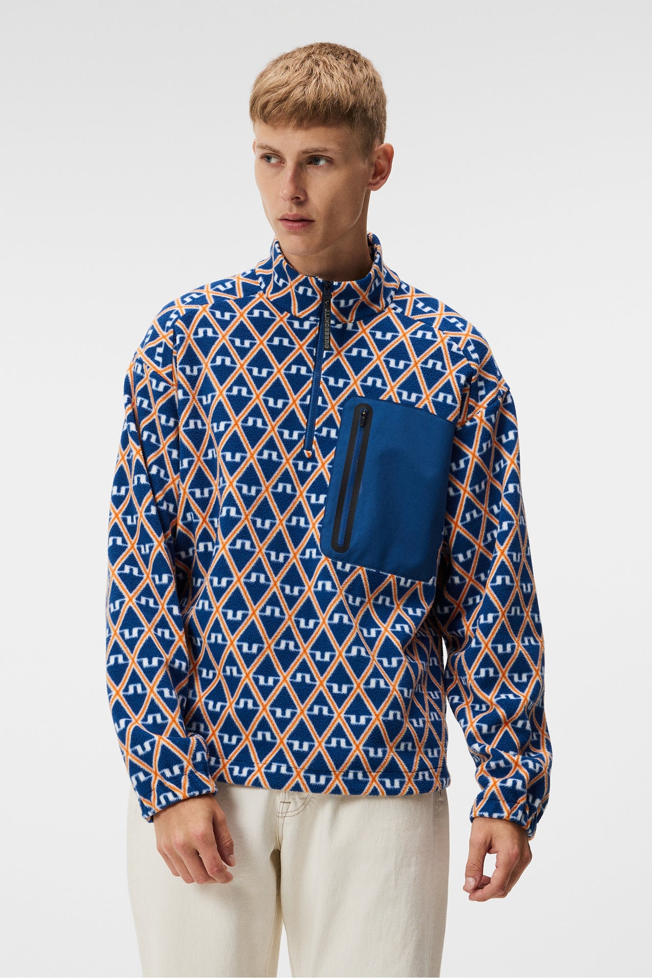 Men | Blade Mid Layer | Estate Blue Diamond