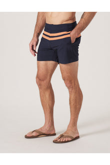 Men | Button Front Trunk | Navy-Copper