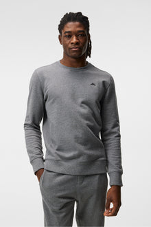 Men | Cal Creneck Sweat | Mid Grey Melange