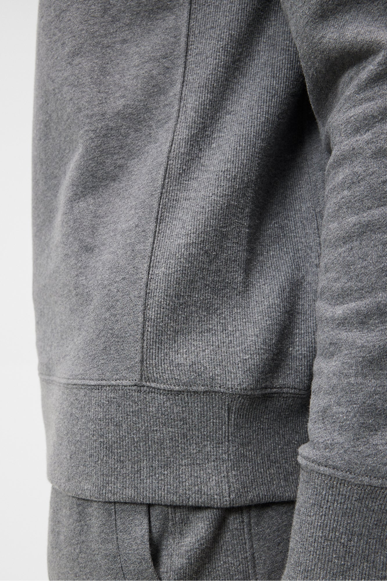 Men | Cal Creneck Sweat | Mid Grey Melange