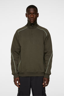 Men | Canter Quarter Zip Sweat | Forest Green