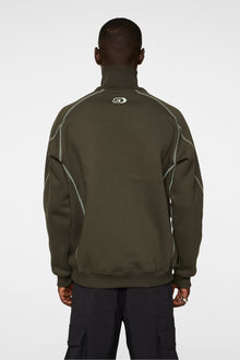 Men | Canter Quarter Zip Sweat | Forest Green