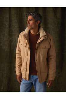 Men | Canvas Chore Coat | Camel
