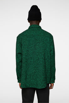 Men | Carter Wool Overshirt | Ultramarine Green