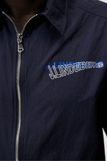 Men | Chainy Nylon SS Reg Zip Shirt | JL Navy