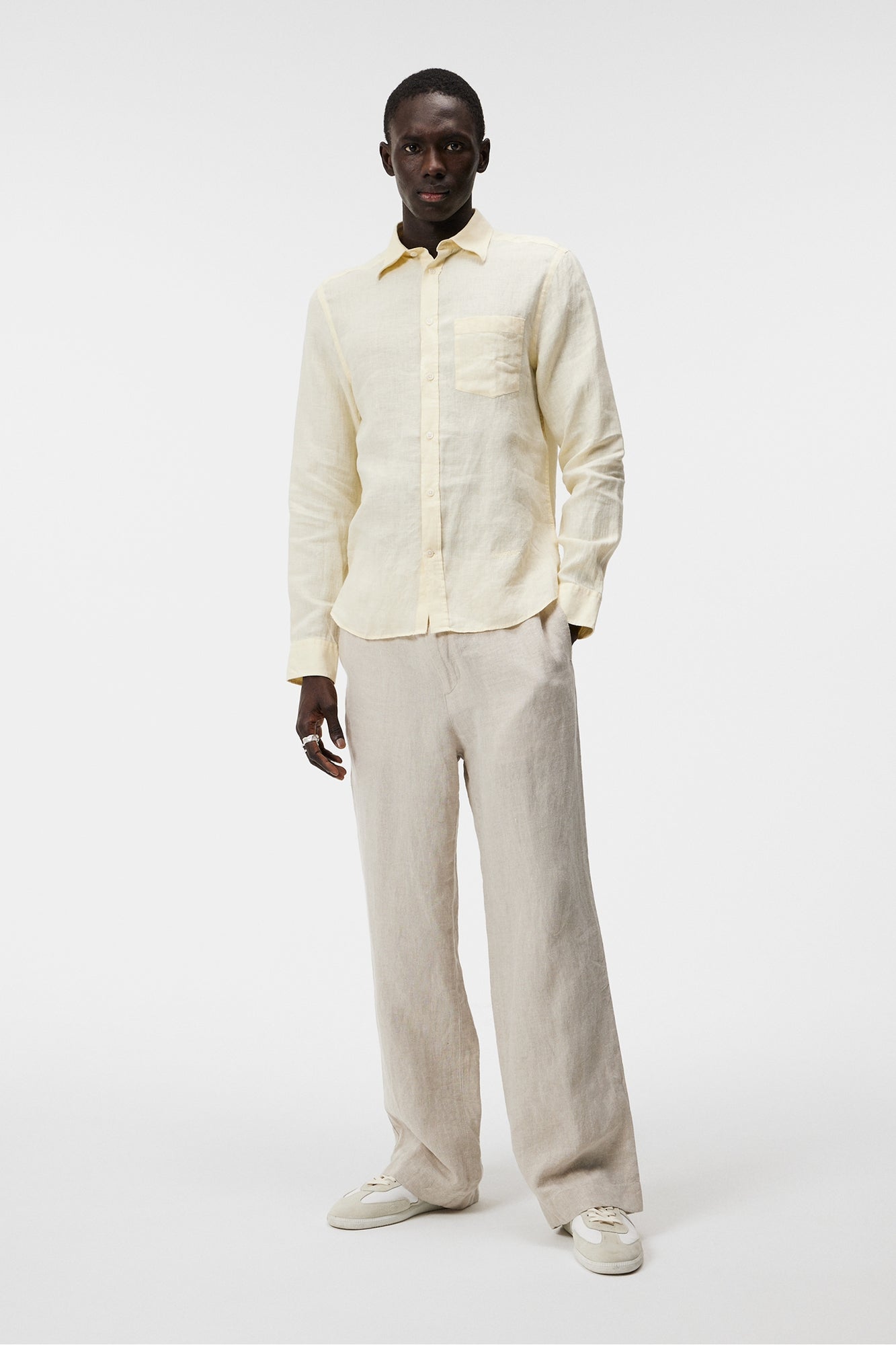 Men | Clean Linen Slishirt | Pear Sorbet