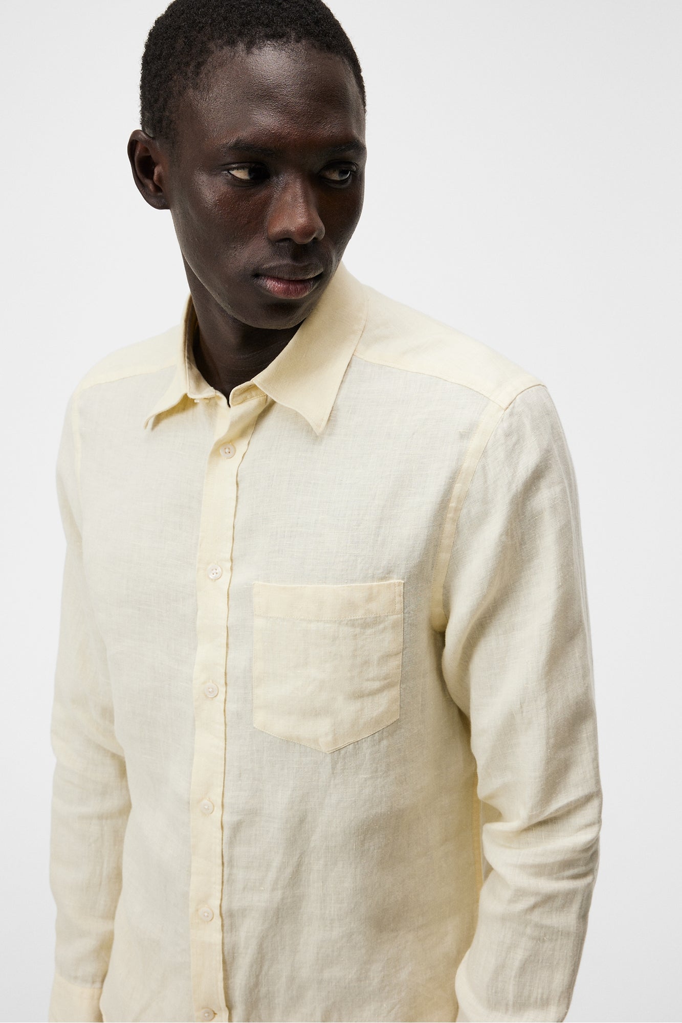 Men | Clean Linen Slishirt | Pear Sorbet