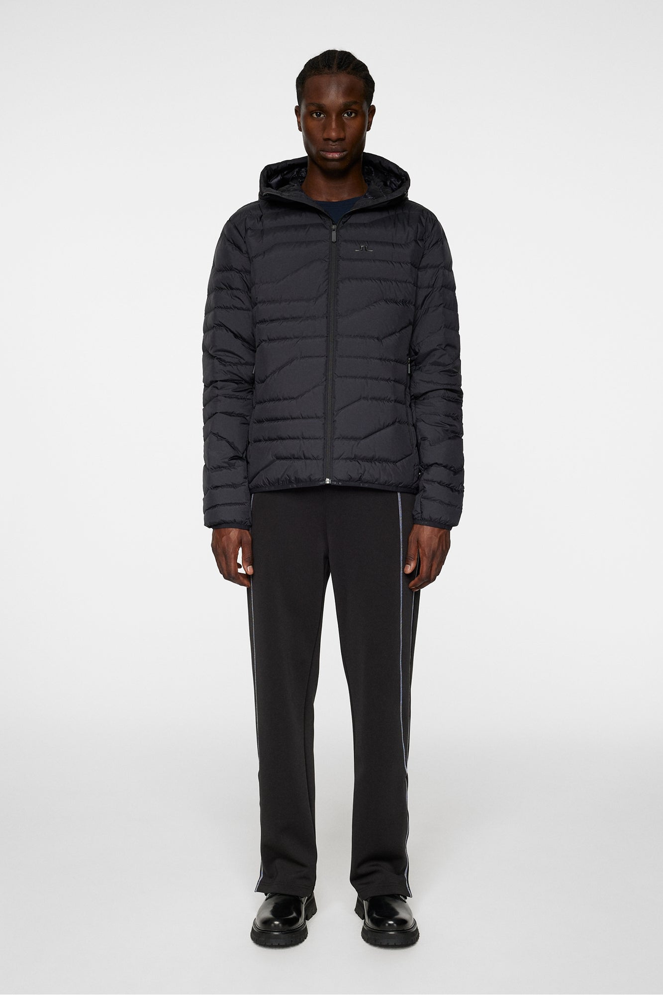 Men | Cliff Light Down Hood | Black