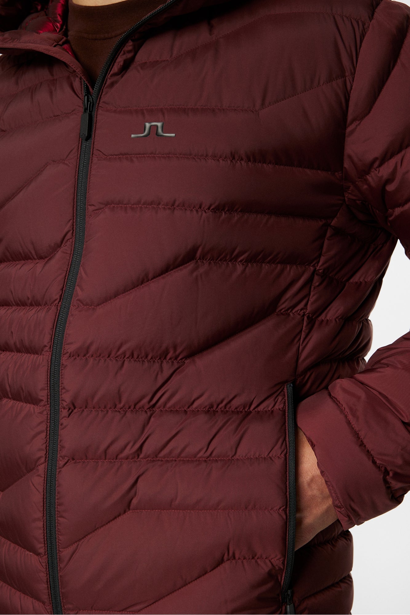 Men | Cliff Light Down Hood | Cabernet