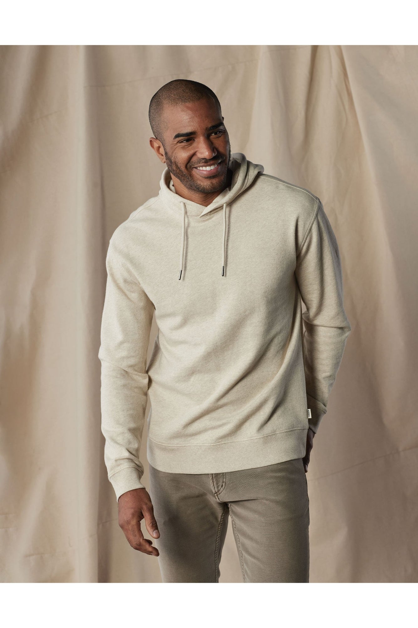 Men | Cole Terry Hoodie | Oatmeal