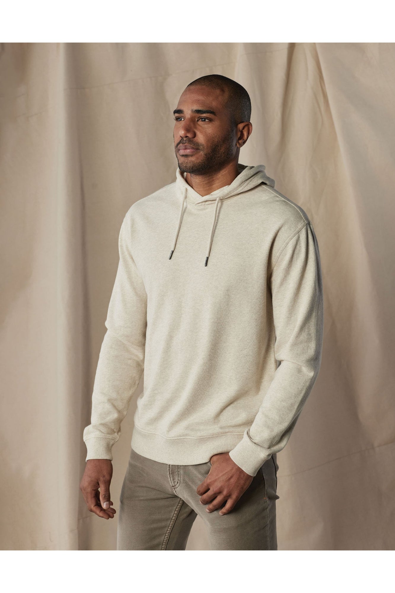 Men | Cole Terry Hoodie | Oatmeal