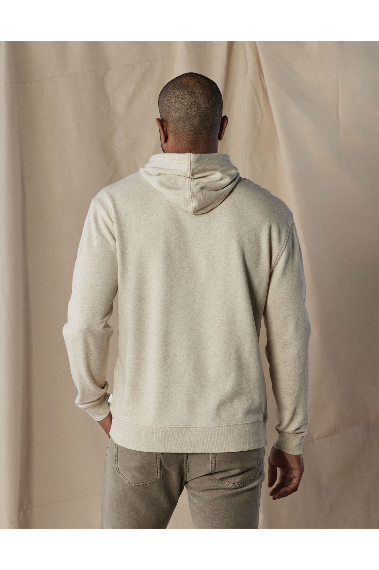 Men | Cole Terry Hoodie | Oatmeal