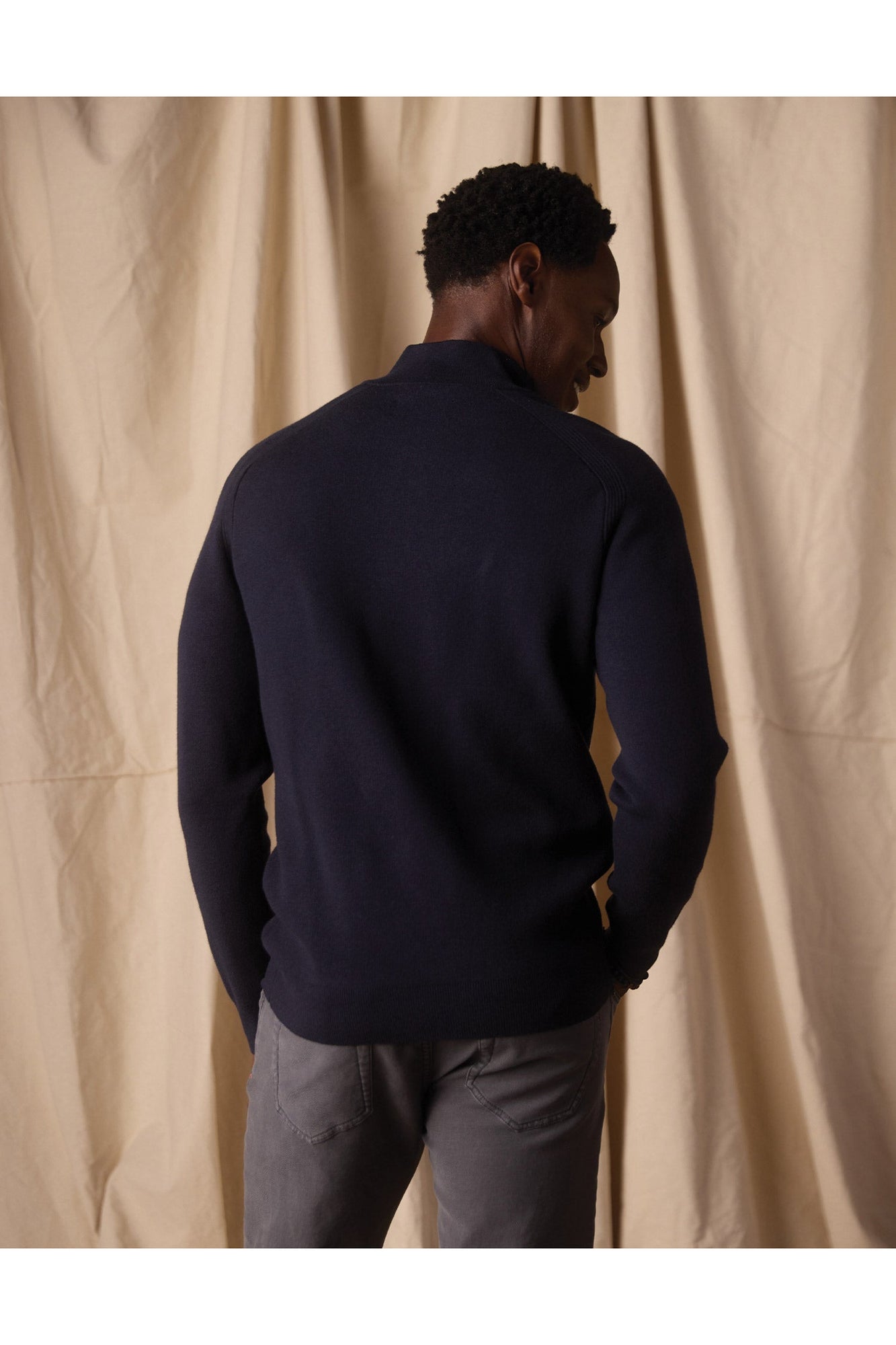 Men | Cooper's Landing Quarterzip | Navy